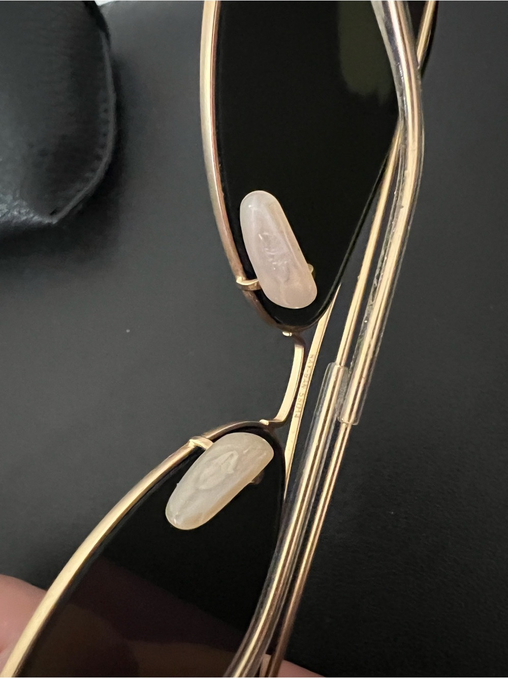Ray-Ban Aviator Sunglasses — Blue Mirror Lenses with Gold Frame - Picture 5 of 8